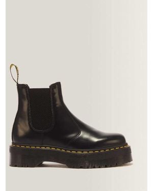 Dr. Martens 2976 Quad Leather Platform Chelsea Boots - Black