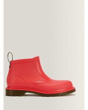 Dr. Martens 101 Rain Low Pull On Waterproof Boots - Red