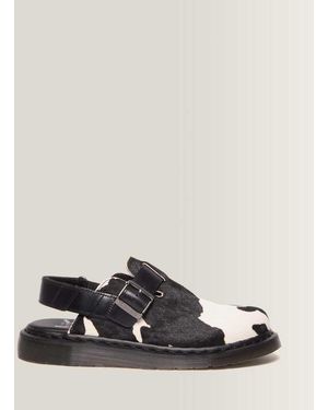Dr. Martens Jorge Ii Hair-On Slingback Mules - Black