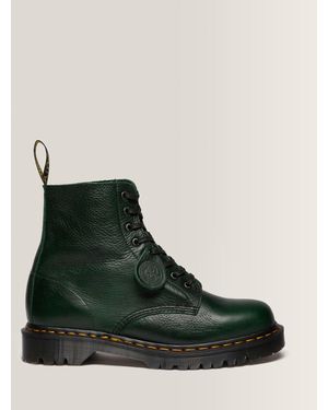 Dr. Martens Botas 1460 pascal en piel - Verde