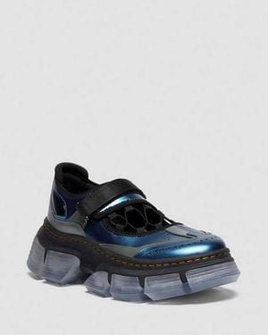 Dr. Martens Satin Finish Leather Dmxl V2 Mary Jane Shoes - Blue