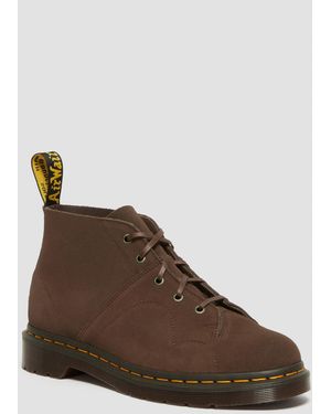 Dr. Martens Suede Church Monkey Boots - Brown