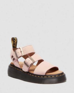 Dr. Martens Gryphon Quad Nubuck Sandals - Pink