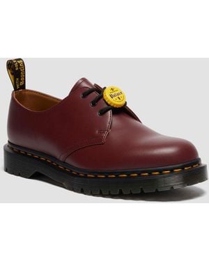 Dr. Martens Cuero 1461 palace zapatos - Rojo