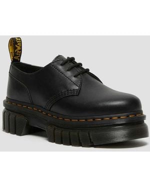 Dr. Martens Audrick Leather Platform Oxford Shoe In Black At Urban Outfitters