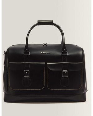 Dr. Martens Smooth Leather Weekender Bag - Black