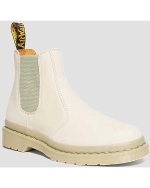Dr. Martens 2976 Mono Milled Nubuck Leather Chelsea Boots - Natural