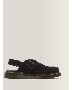 Dr. Martens Jorge Ii Suede Mules - Black