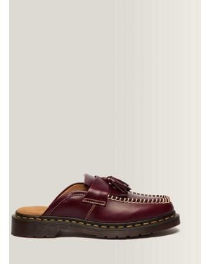 Dr. Martens Adrian Leather Mules Loafers - Brown