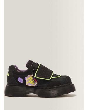 Dr. Martens Buzz Strap Powerpuff Shoe - Black
