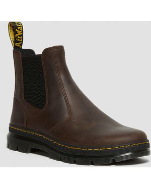 Dr. Martens Embury Crazy Horse Leather Casual Boots - Black