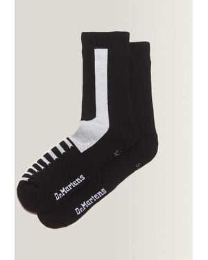 Dr. Martens Double Doc Cotton Blend Socks - Black