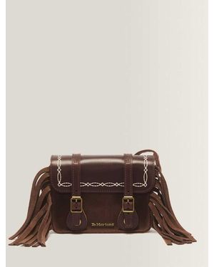 Dr. Martens 7 Inch Desert Rodeo Leather & Suede Satchel - Brown