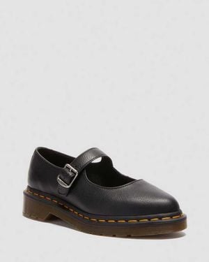 Dr. Martens Elphie Virginia Leather Mary Jane Shoes - Black