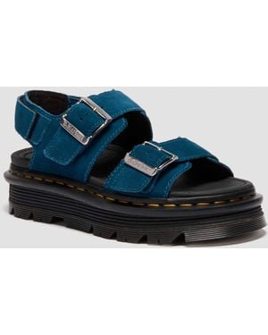 Dr. Martens Sandalias zebzag de ante - Azul