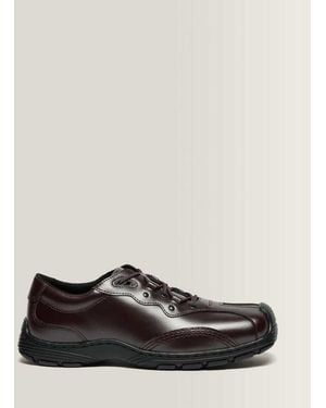 Dr. Martens Aurix Satin Finish Leather 5I Shoes - Red