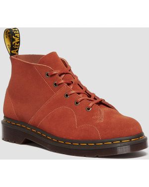 Dr. Martens Stivaletti church scamosciati - Rosso
