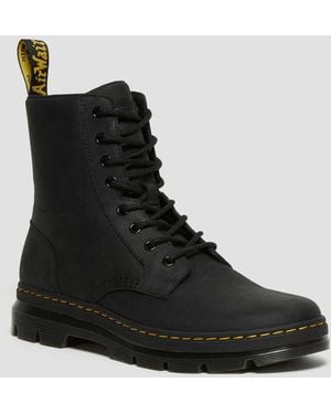 Dr. Martens Combs Leather ( Wyoming) Shoes - Black