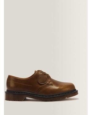 Dr. Martens 1461 Sage Nation 3 Eye Leather Shoes - Brown