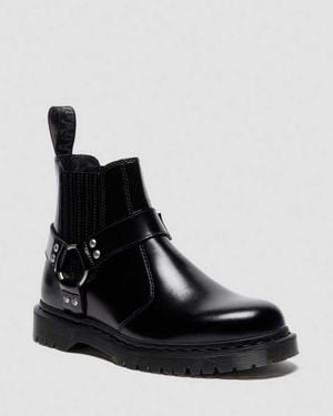Dr. Martens 2976 Harness Analine Leather Chelsea Boots - Black