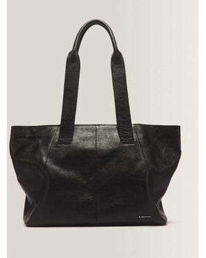 Dr. Martens Maxi Overdrive Leather Tote Bag - Black
