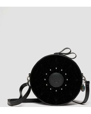 Dr. Martens Leather Round Wednesday Backpack - Black
