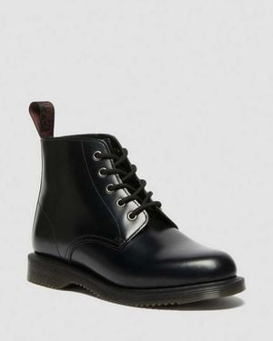 Dr. Martens Emmeline Leather Lace-Up Boots Boots - Black