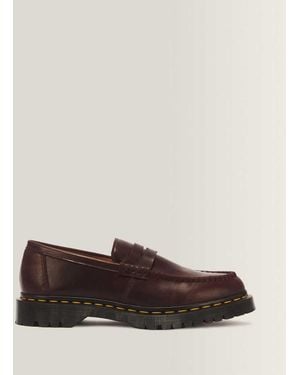 Dr. Martens Penton Ben Mayhem Leather Loafers - Brown