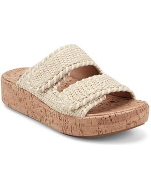 Earth Sprinti Wedge Sandal - Black