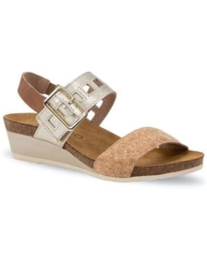 Naot Dynasty Wedge Sandal - Black