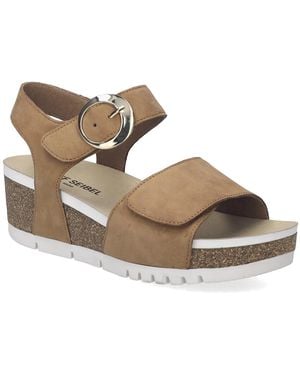 Josef Seibel Quinn 16 Wedge Sandal - Black