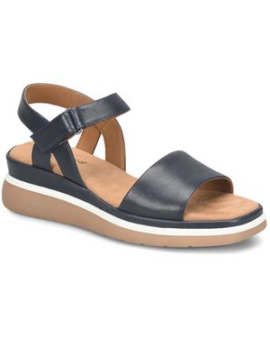 Comfortiva Ash Wedge Sandal - Blue