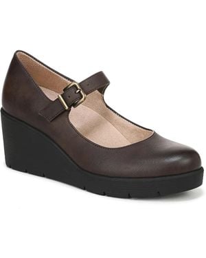 Naturalizer Adore Mary Jane Wedge Pump - Black