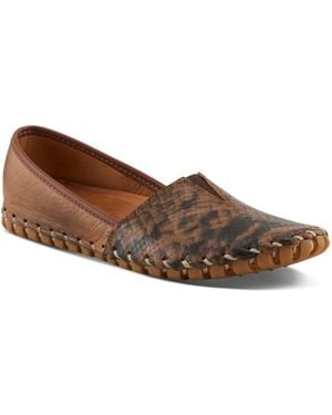 Spring Step Kathaleta Flat - Brown