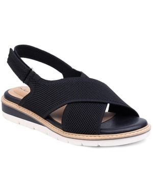 Me Too Azania Wedge Sandal - Blue