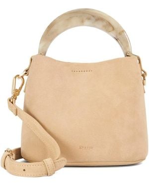 Dune Dharla Leather Mini Satchel - Natural