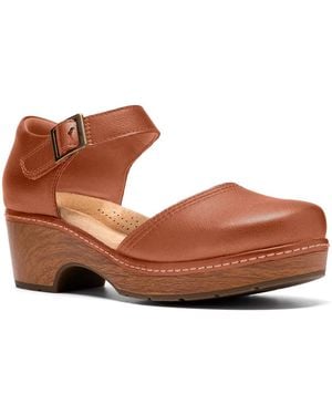 Clarks Paizlee Leah Platform Clog - Brown