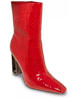 Ninety Union Palladium Bootie - Red