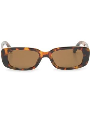 Kelly & Katie Versailles Rectangle Sunglasses - Brown