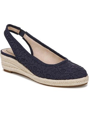 LifeStride Kayden Espadrille Wedge Pump - Blue