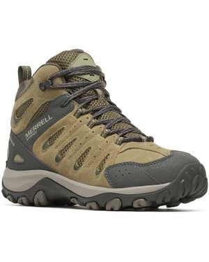 Merrell Crosslander 4 Mid Waterproof Hiking Boot - Green
