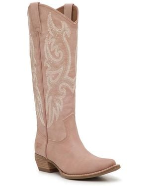 Frye & Co. Irlene Tall Deco Stitch Western Boot - Black