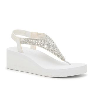 Kelly & Katie Talenti Wedge Sandal - White