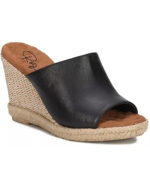 Ros Hommerson Kinsley Espadrille Wedge Sandal - Black