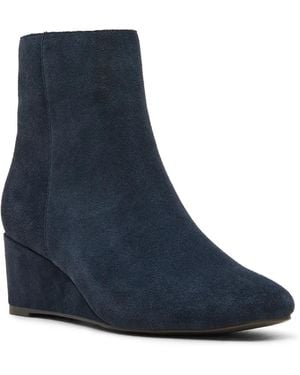 Blondo Blthe Waterproof Wedge Bootie - Blue