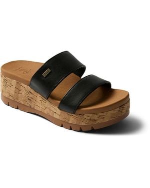 Reef Horizon Luca Wedge Sandal - Black