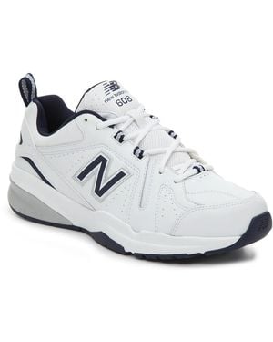New Balance 608 V5 Medium/X-Wide Walking Shoes - White