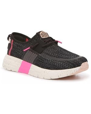 HEYDUDE Sirocco Slipon Sneaker - Black