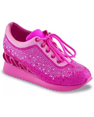 Lady Couture Jackpot Wedge Sneaker - Pink