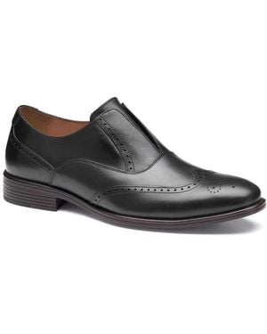 Johnston & Murphy Reeve Wingtip Loafer - Black